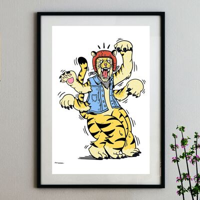 TIGER !!print - 320g textured paper
