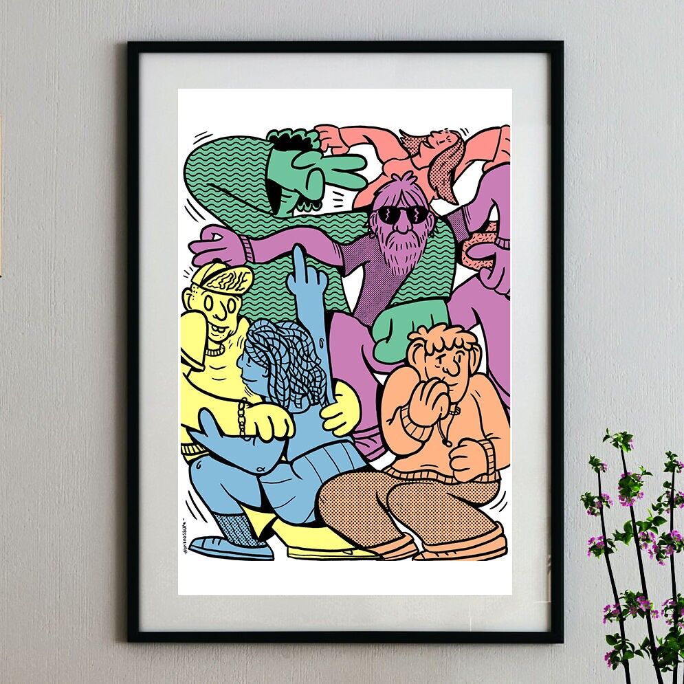 Tanzen!! Druck - 320g Strukturpapier