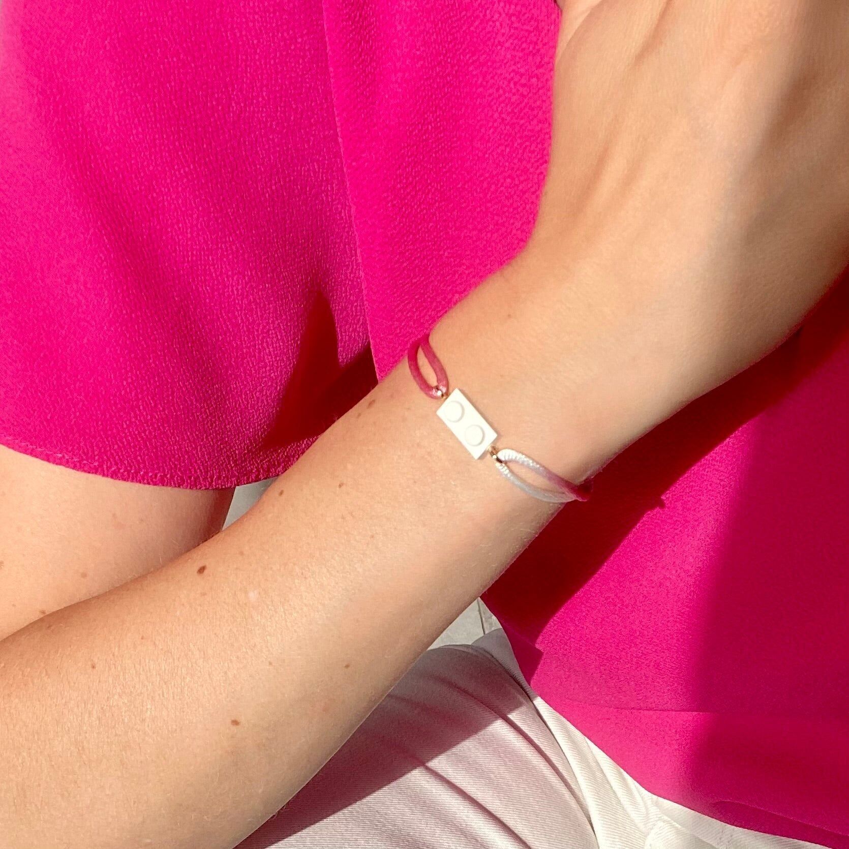 Bracelet avec cordon soyeux ajustable - Essenti'elles