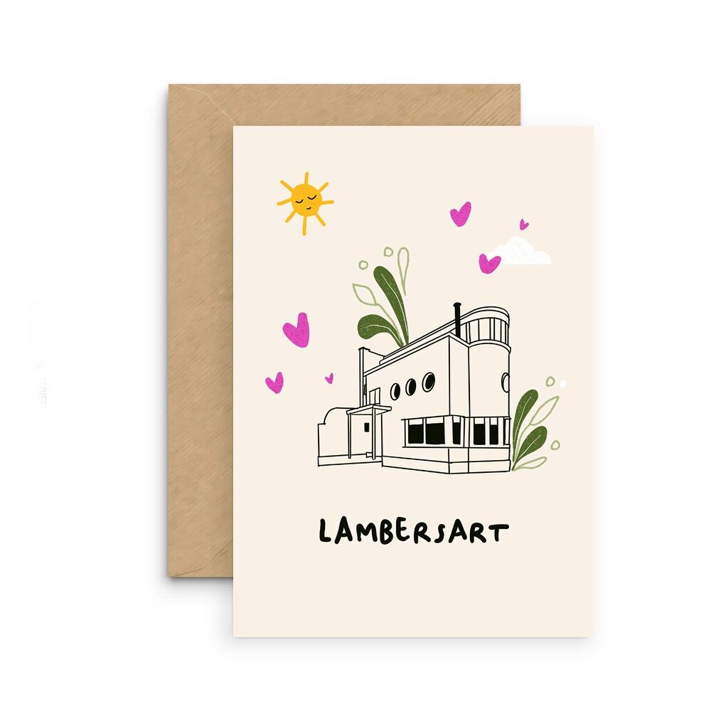 Illustrated postcard - Villa Sdez in Lambersart