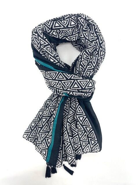 Sciarpa Donna con Pompon 100x180 cm