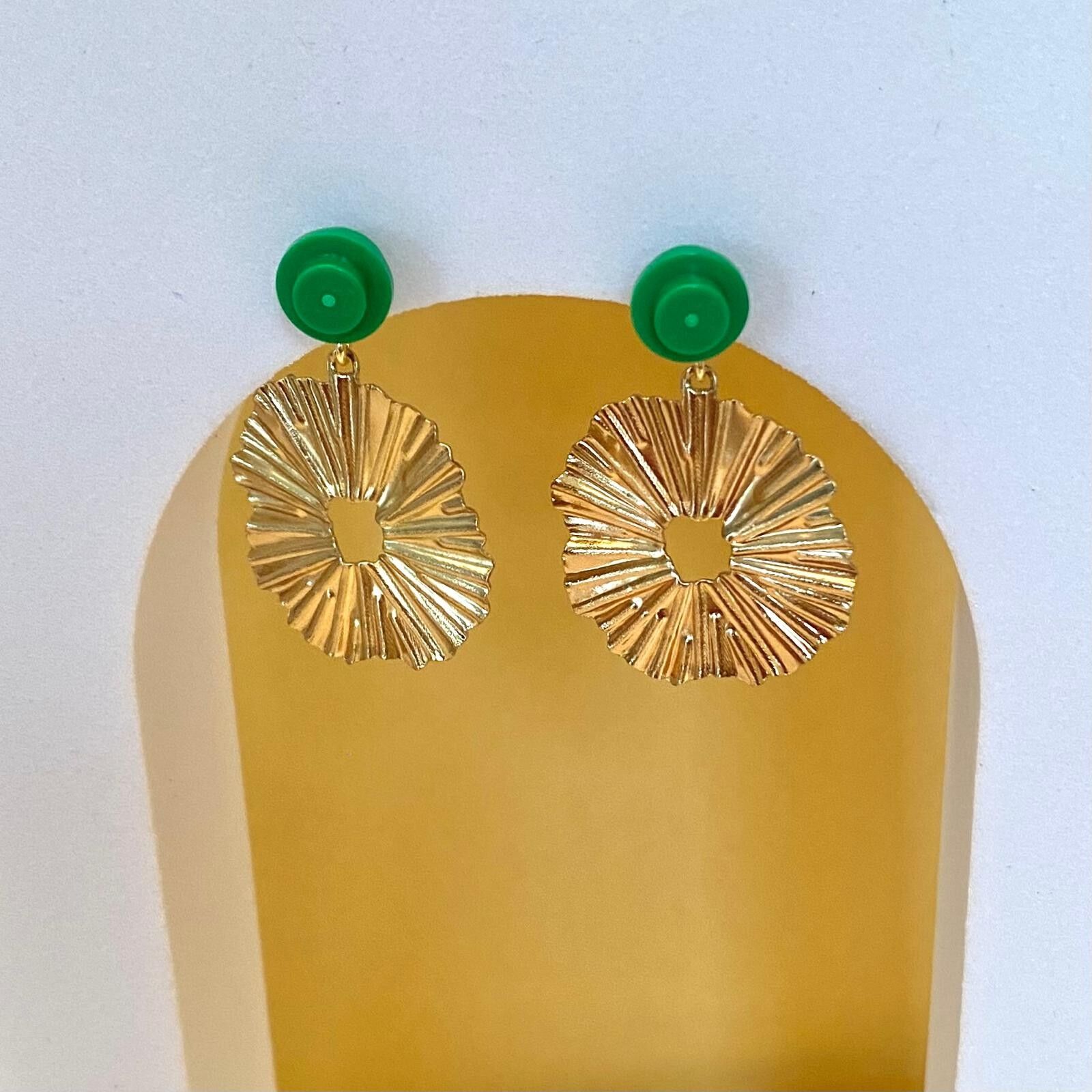 Orecchini pendenti a forma di sole - Les Lumineuses