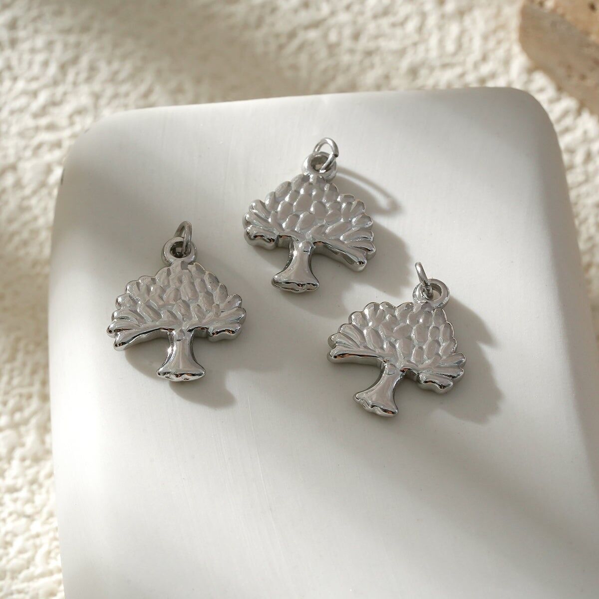 Set di 3 pendenti in argento con albero della vita