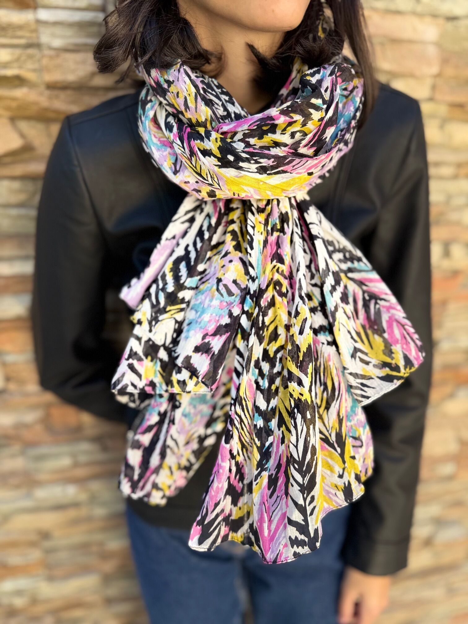 Sciarpa, Pareo o Cheche Donna 100% Cotone 100x180 cm