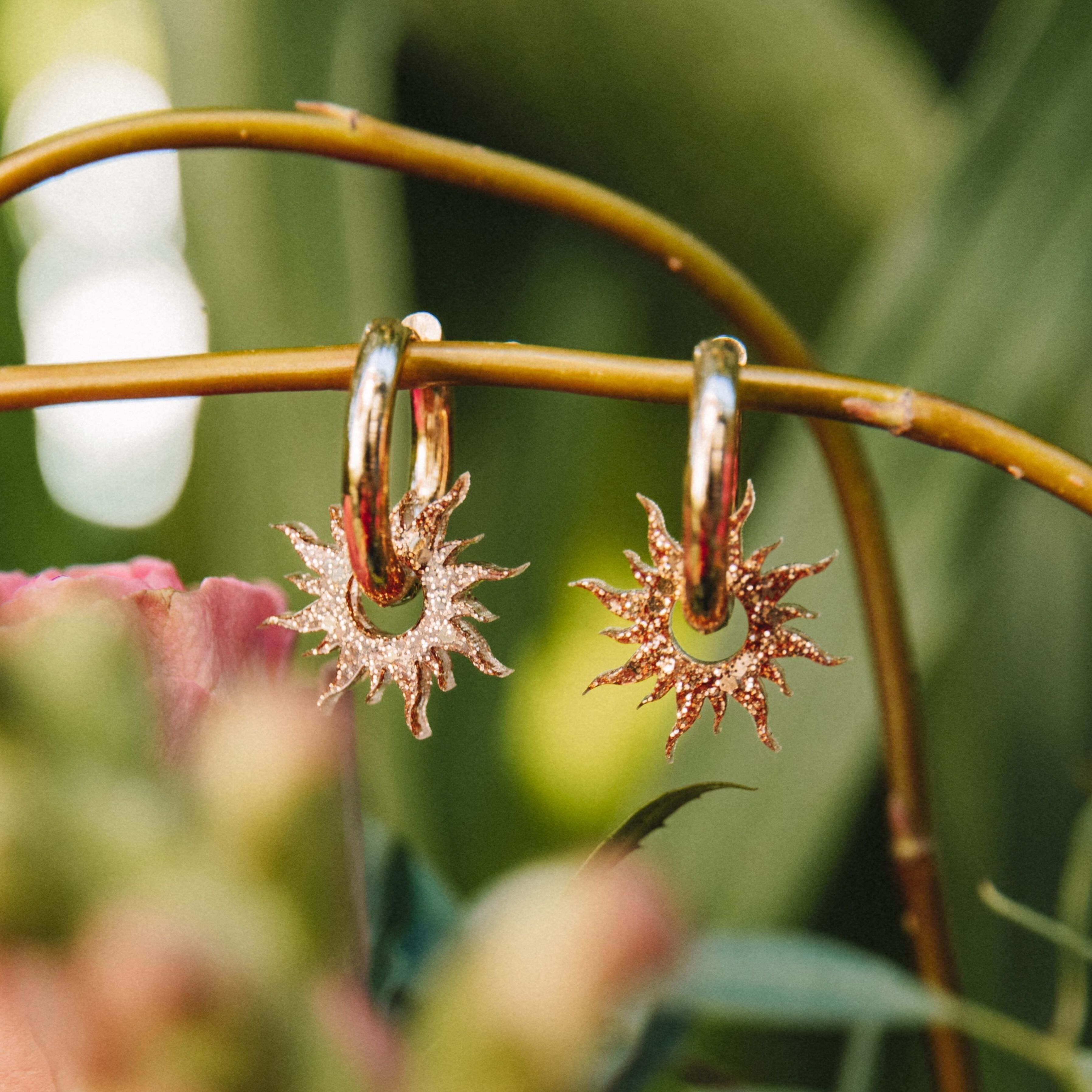 Champagner-Sonnen-Kreolen
