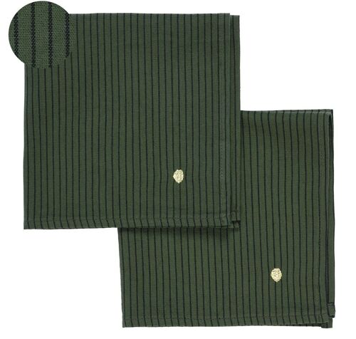 Lot de 2 serviettes de table Léonie Mousse 40 x 40