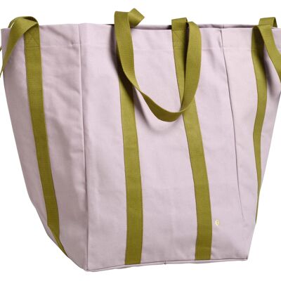 Bolsa maxi Poppins Iona con pimienta rosa (48 x 33 x 33)