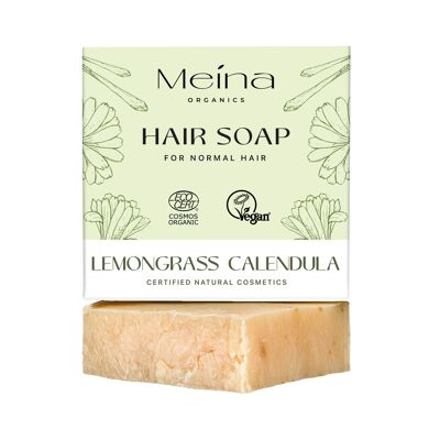 Savon capillaire bio à la citronnelle et au calendula