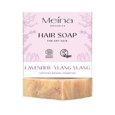 Sapone per capelli biologico con lavanda e ylang ylang