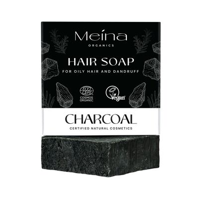 Organic Hair Soap with Activated Charcoal