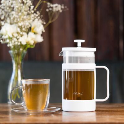 Caffettiera e teiera 1000ml SENSO bianco 1074