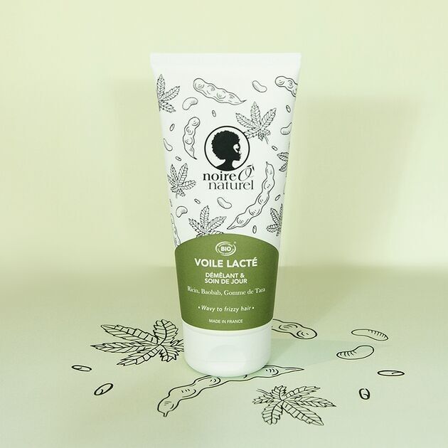 VOILE LACTE - Districante senza risciacquo e trattamento giorno per capelli - Noire Ô naturel