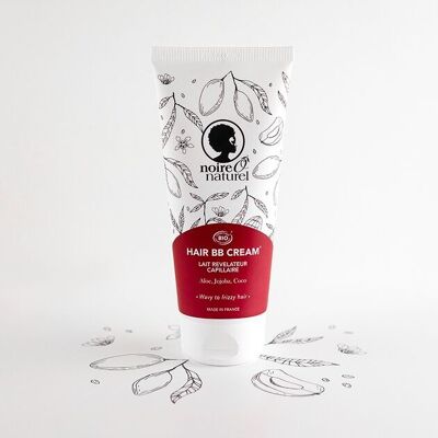 HAIR BB CREAM Multi-Purpose Organic Hair Milk - Natural Black Revealing Milk