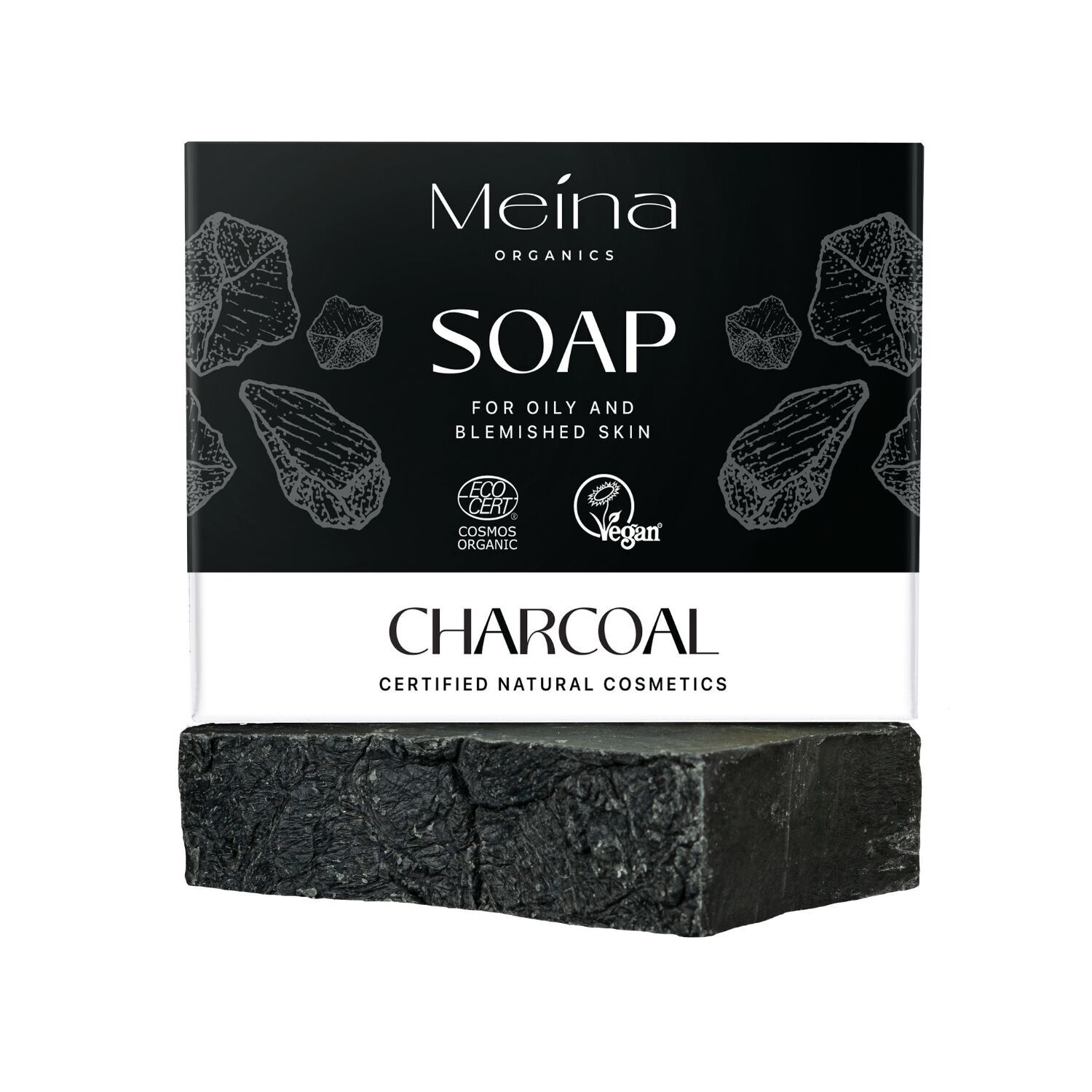 Jabón negro orgánico con carbón activado