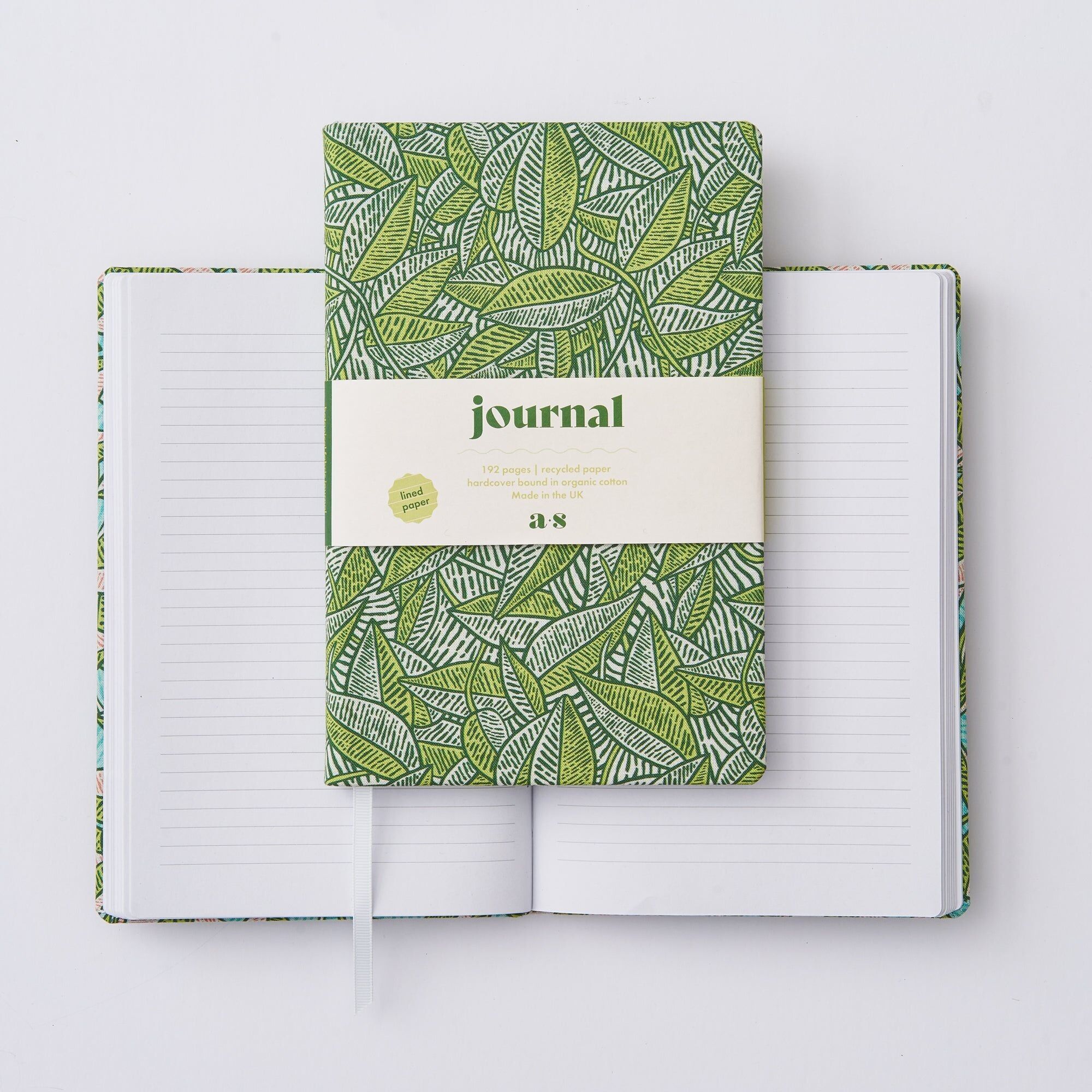 Diario verde a righe A5