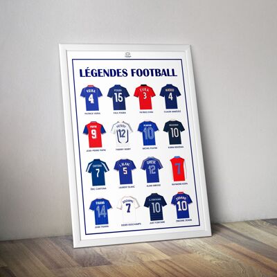 Légendes du foot français I Maillots légendes FFF