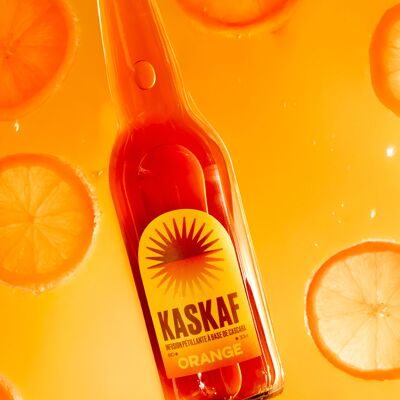 Sparkling drink - cascara infusion - Orange - low in sugar & organic 😇 - Brewed in France 🇫🇷