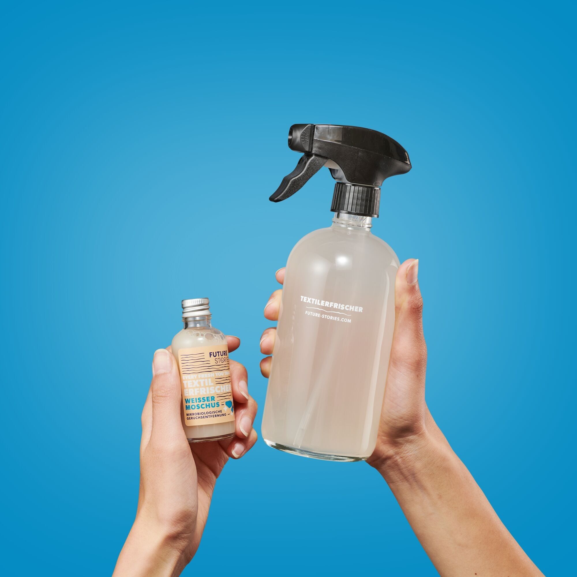 Textilerfrischer Weißer Moschus – für 1L Wasser, mikroplastikfrei


