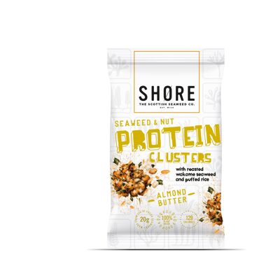 Seaweed & Nut Protein Clusters – Almond Butter 12X30g