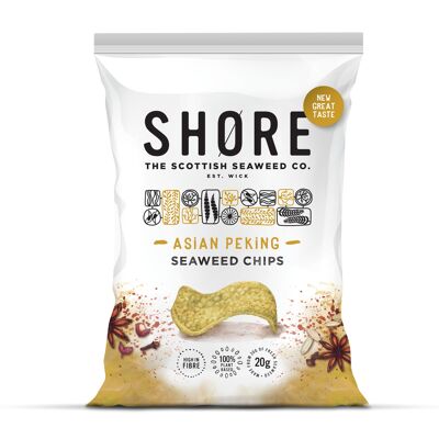 Seaweed Chips – Asian Peking (share bag format) 12X80g