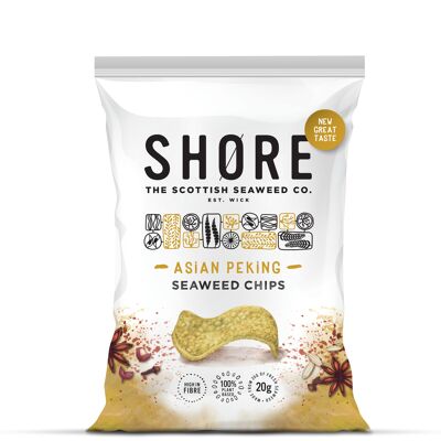 Seaweed Chips – Asian Peking (share bag format) 12X80g
