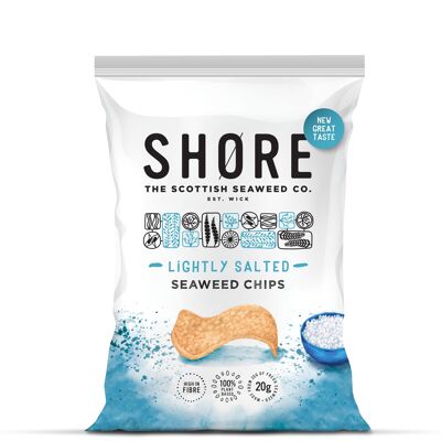 Seaweed Chips – Sea Salt (share bag format) 12X80g