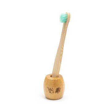 Support de brosse à dents en bambou - Enfants 4