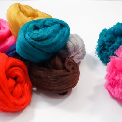 Giant Yarn Pom Pom Kit (Brights)