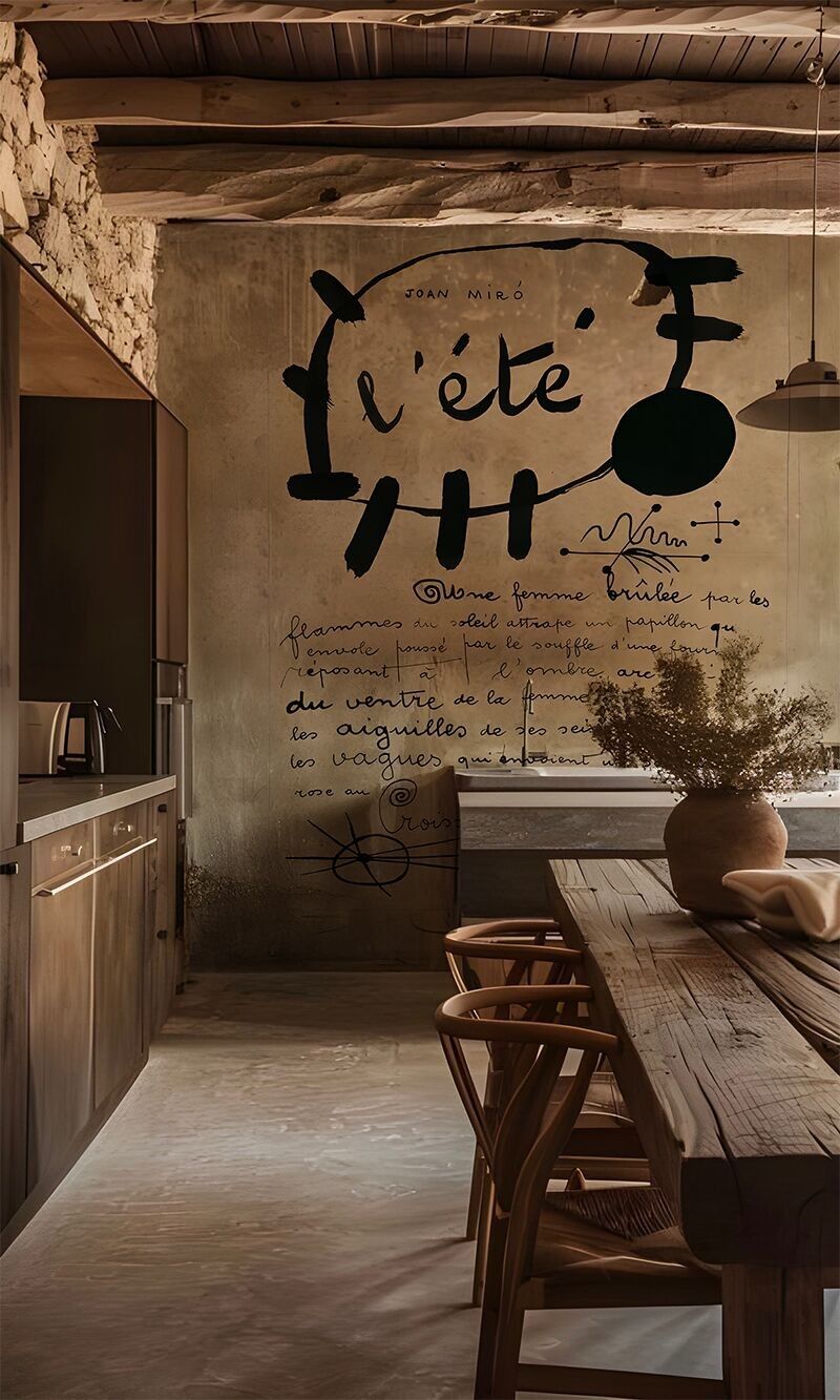 Joan Miró high-end wallpaper 200g 250x150 cm 3 strips