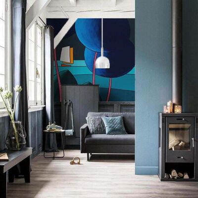 Papier peint œuvre marine haut de gamme 200g 300x600 cm 12 lés