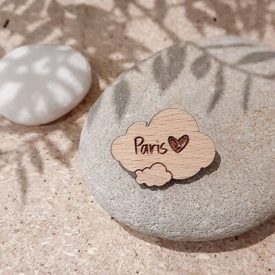 Broche paris je t'aime