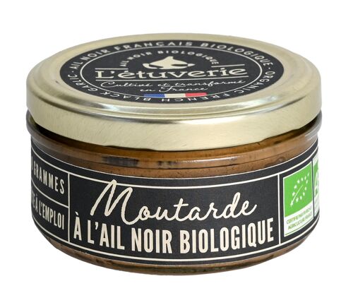 Moutarde à l'ail noir bio