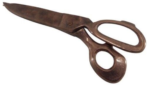 Decorative Scissor - Size l - Vintage Copper