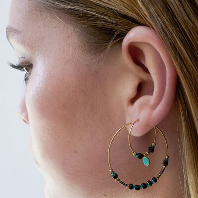 Bibi XL Creoles - Handmade jewelry mini series French designer
