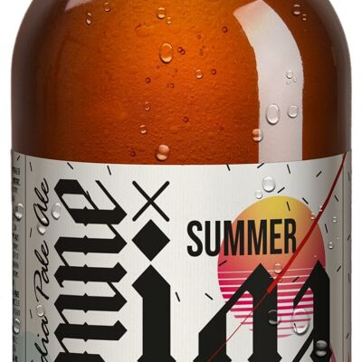 Summer IPA 5.4° - Cerveza artesanal orgánica - Botella de 75 cl