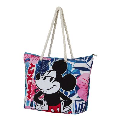 Disney Mickey Mouse Blossom-Bolsa de Playa Soleil, Multicolor