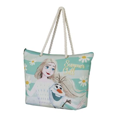 Disney Frozen 2 Chill-Bolsa de Playa Soleil, Azul