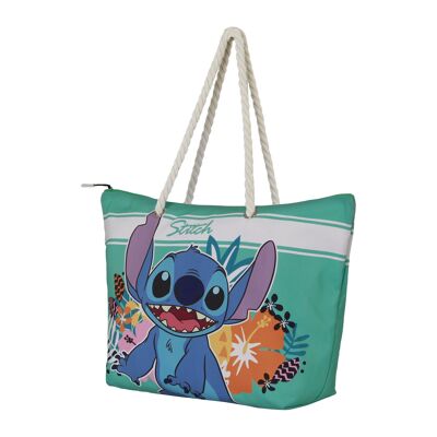Sac de plage Tropic-Soleil Disney Lilo et Stitch, bleu