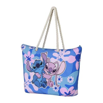 Sac de plage Disney Lilo et Stitch Hug-Soleil, rose