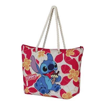Sac de plage Disney Lilo et Stitch Ice Cream Soleil, rose