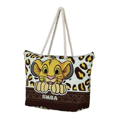 Disney El Rey León Leopard-Bolsa de Playa Soleil, Amarillo
