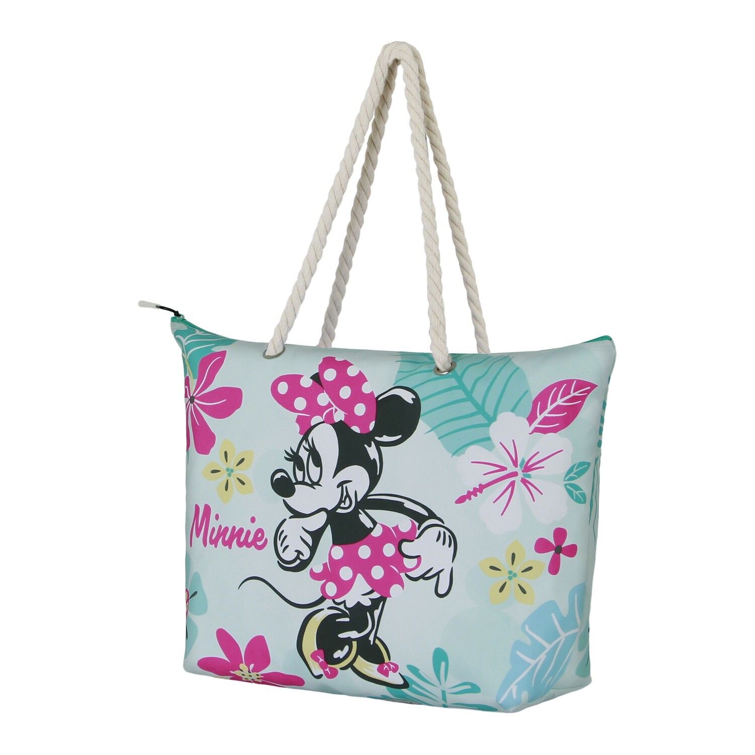 Borsa da spiaggia Disney Minnie Mouse Tropic-Soleil, verde