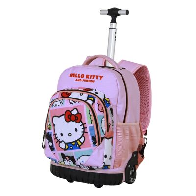 Zaino trolley Sanrio Hello Kitty Panels GTS Fan, multicolore