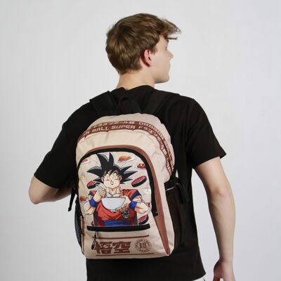 Dragon Ball Goku Foodie-Backpack Fight FAN 2.2, Marrone