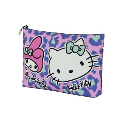 Trousse de toilette Sanrio Hello Kitty Safari-Soleil, rose