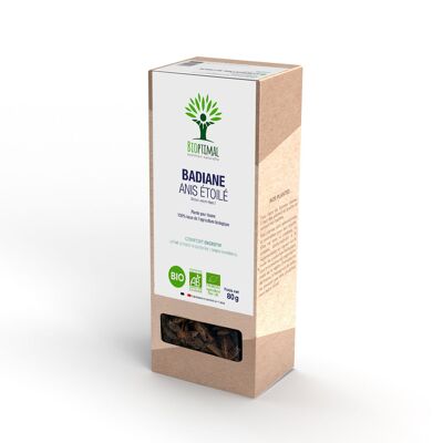 Star anise (badiane) Organic herbal tea plant 80g