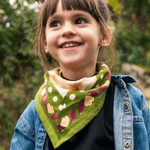 Sciarpa color ibisco cachi AW23 - Piccola