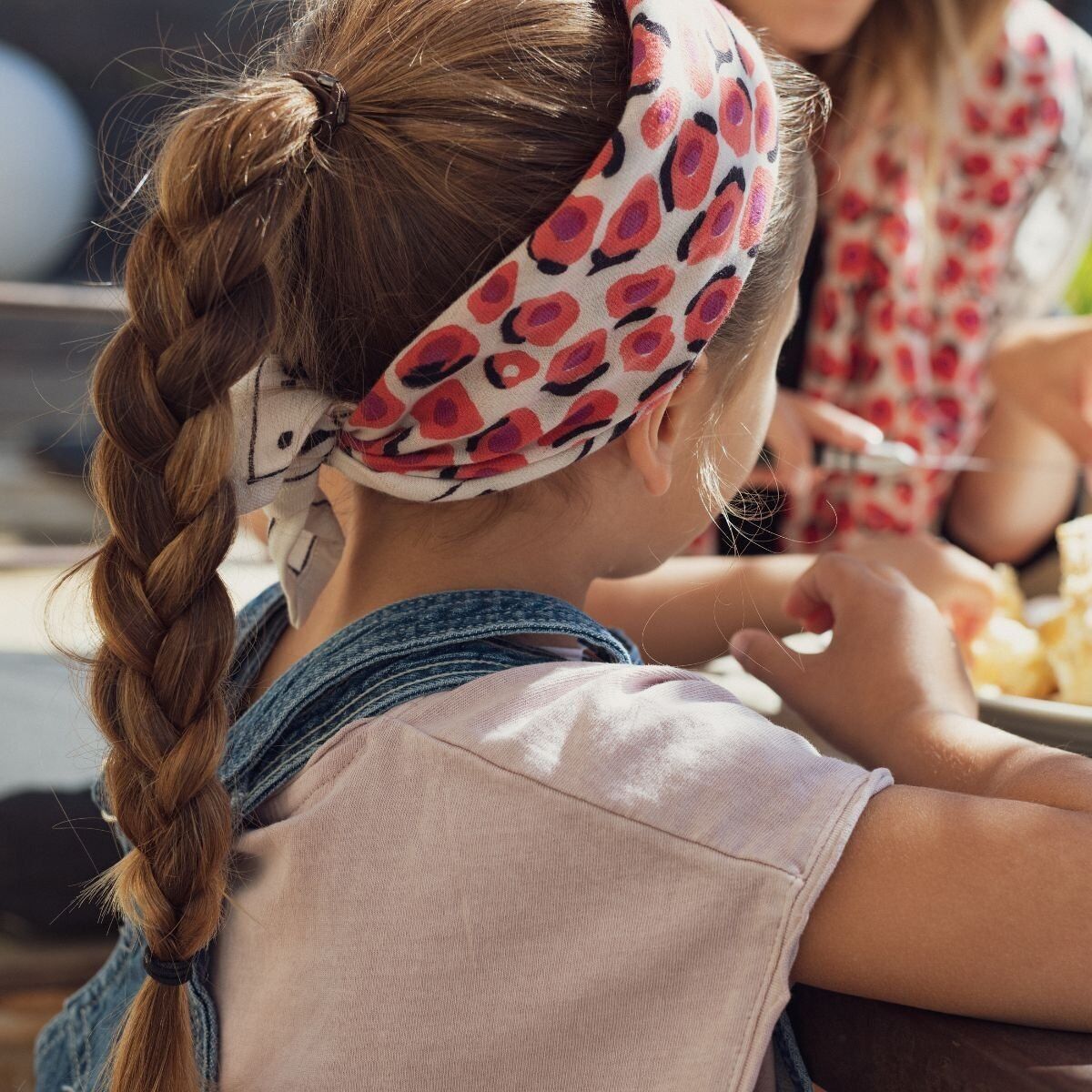 Sciarpa leopardata rosa - taglia piccola