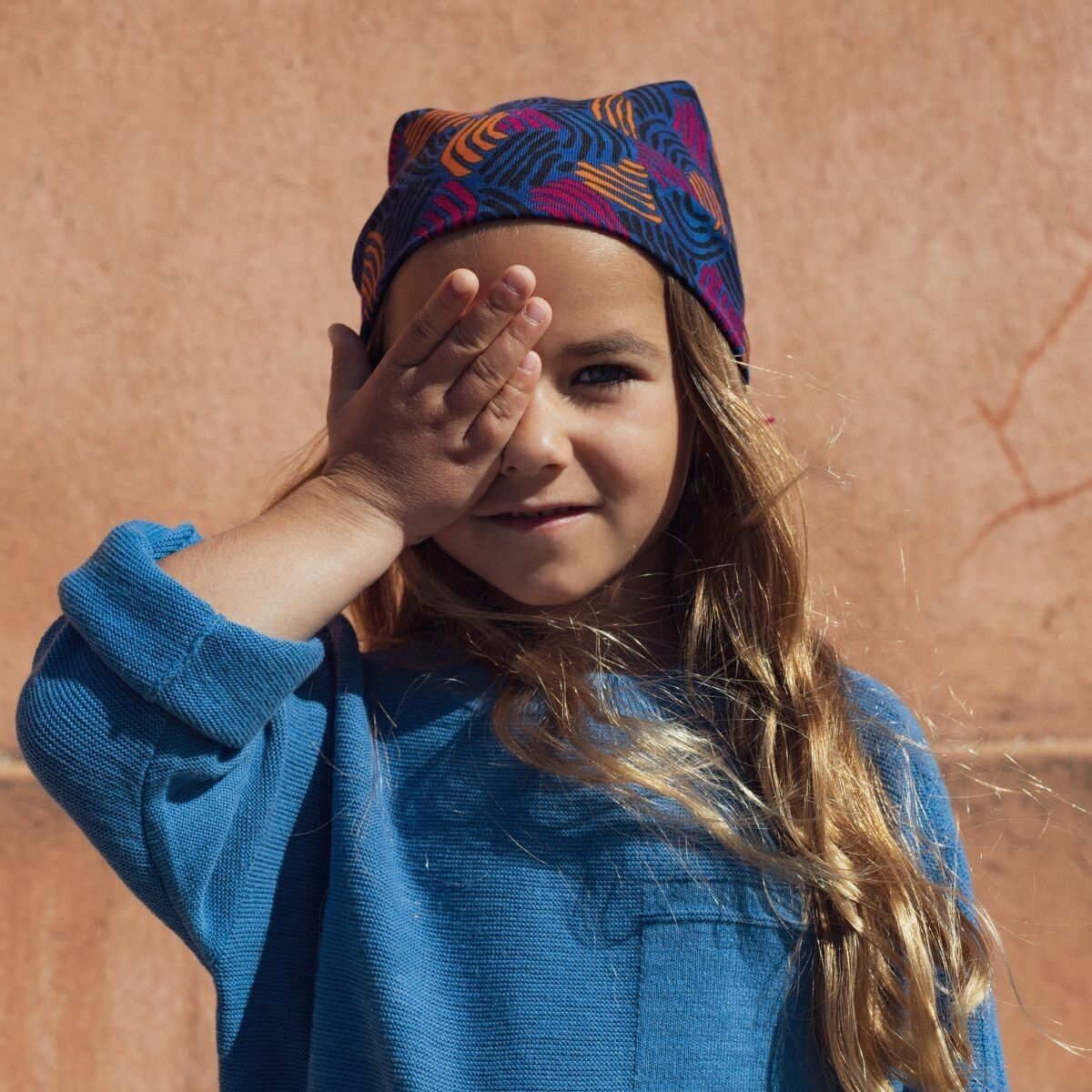 Sciarpa di cera viola - taglia piccola