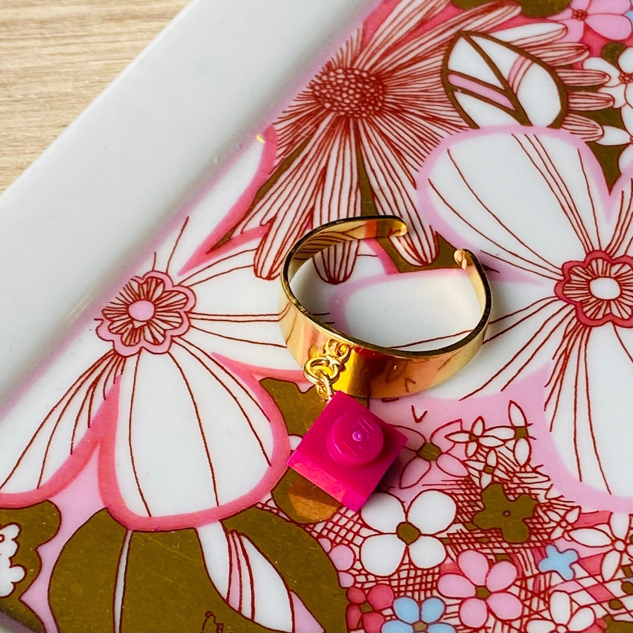 Breiter verstellbarer Goldring - Les Rockeuses